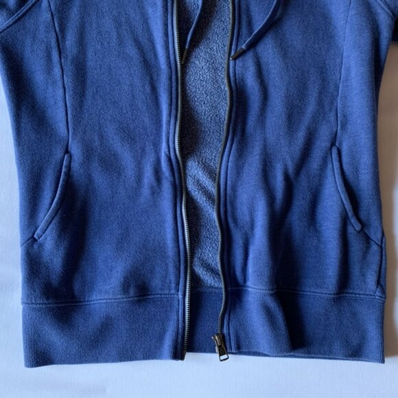 Tuff Athletics Zip-Up Blue Hoodie Size SMALL - Picture 9 of 10
